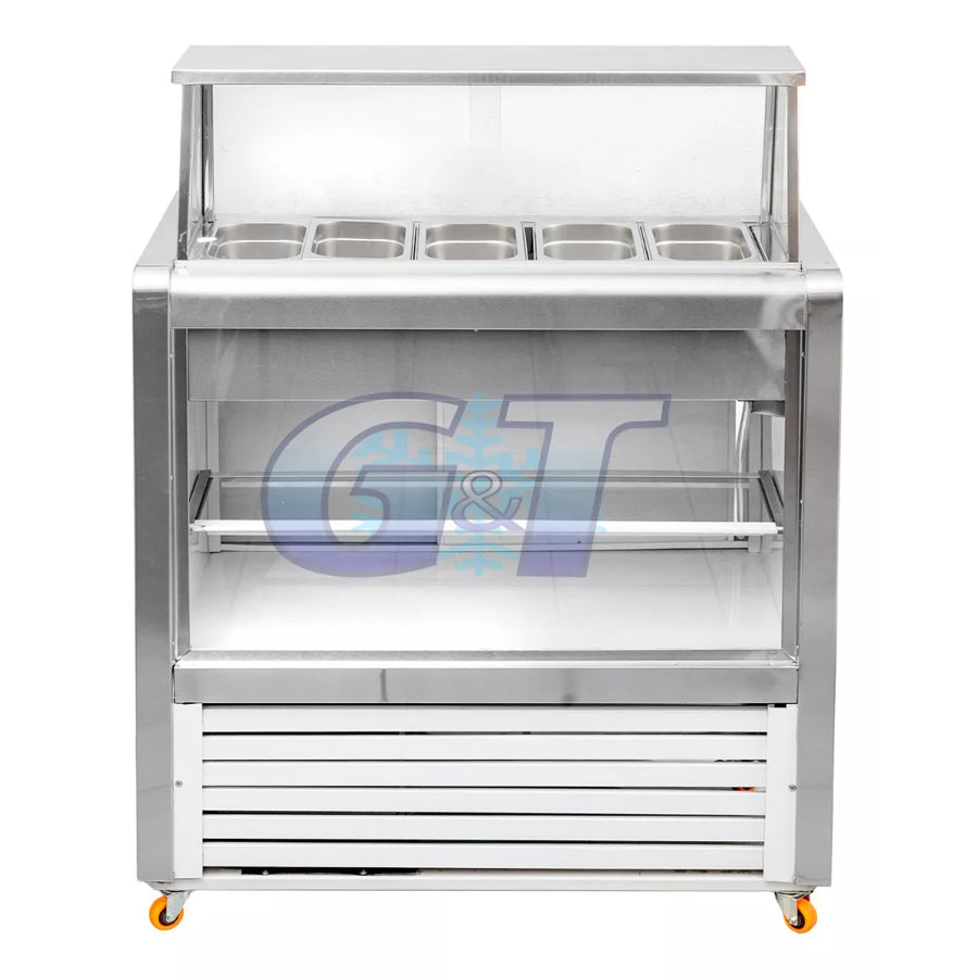 Salsera Refrigerada Con 5 Depósitos Con Certificación SEC