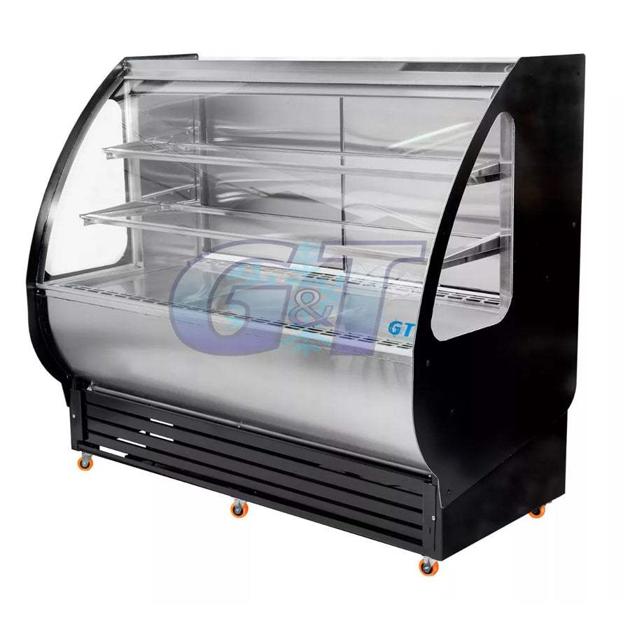 Vitrina Refrigerada Vidrio Curvo Frio Forzado Modelo VP-C PRO Certificacion SEC